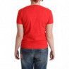 T-shirt camicetta stampa Come Play 4 Us cotone rosso - IT42-M
