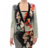 Giacca blazer corta floreale multicolore - IT38-XS