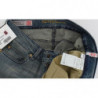 Jeans attillati slim fit in cotone elasticizzato lavato blu - W27