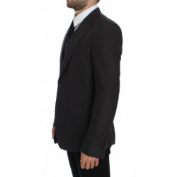 Giacca blazer in lino slim fit grigia - IT52 - XL