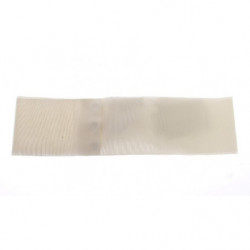Cintura da passerella vita larga ottone cristalli bianchi - IT46-XL
