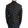 Giacca blazer per chitarra jazz in seta nera - IT46 - S