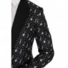 Giacca blazer per chitarra jazz in seta nera - IT46 - S