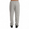 Tuta pantaloni maglione di cotone grigio - 3XL