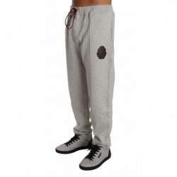 Tuta pantaloni maglione di cotone grigio - XXL