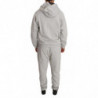 Tuta pantaloni maglione di cotone grigio - XXL