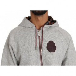 Tuta pantaloni maglione di cotone grigio - XXL