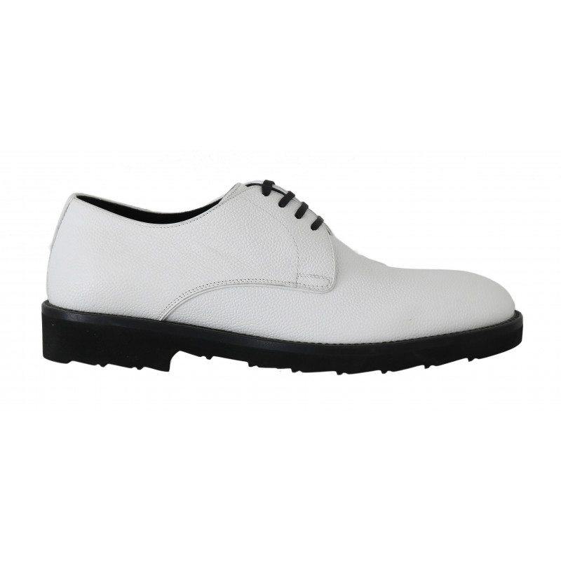 Scarpe formali derby in pelle bianca - EU39/US6