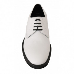 Scarpe formali derby in pelle bianca - EU39/US6