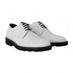 Scarpe formali derby in pelle bianca - EU39/US6