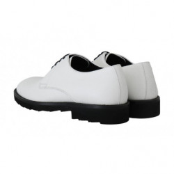 Scarpe formali derby in pelle bianca - EU39/US6