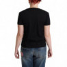 T-shirt con stampa Sunny Milano in cotone nero - IT40-S