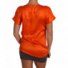 Top in seta con cristalli di limone e arancio - IT36 - XS