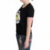 T-shirt con stampa Sunny Milano in cotone nero - IT44-L