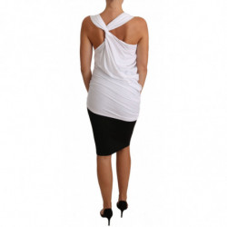 Canotta bianca T-shirt CAVALLI in maglia - IT46 - L