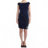 Abito tubino decorato blu - IT44-L