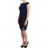 Abito tubino decorato blu - IT44-L