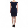Abito tubino decorato blu - IT44-L