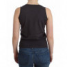 Canotta in maglia marrone - S