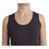 Canotta in maglia marrone - S