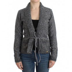 Cardigan in maglia di lana...