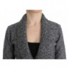 Cardigan in maglia di lana grigia - IT44-L