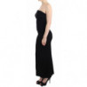 Abito lungo nero senza spalline - IT42-M