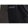 Smoking da abito slim in 3 pezzi di lana a righe marroni - IT44 - XS