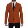 Blazer in cotone elasticizzato arancione - IT52 - XL