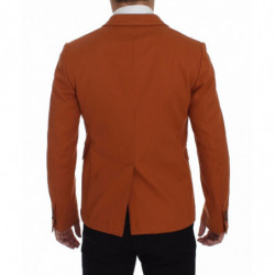 Blazer in cotone elasticizzato arancione - IT52 - XL