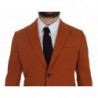 Blazer in cotone elasticizzato arancione - IT52 - XL