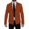 Blazer in cotone elasticizzato arancione - IT52 - XL