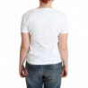 T-shirt con stampa Come Play 4 Us in cotone bianco - IT44-L