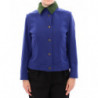 Cappotto Giacca Asburgo in Lana Verde Blu - IT38 - S