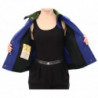 Cappotto Giacca Asburgo in Lana Verde Blu - IT38 - S