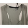 Blusa canotta in viscosa grigia - IT40-S