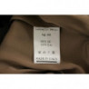 Abito da cocktail tubino in seta drappeggiato marrone - IT44-L