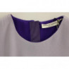 Abito lungo in seta viola lavanda - IT40-S