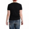 T-shirt a maniche corte in cotone stampato nero - IT40-S