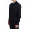 Camicia da pigiama in cotone a righe viola - M