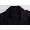 Camicia da pigiama in cotone a righe viola - M