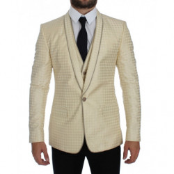 Blazer in 2 pezzi di seta a...