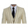 Blazer in 2 pezzi di seta a pois beige - IT44 - XS