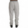 Tuta pantaloni maglione di cotone grigio - 3XL