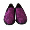 Mocassini jacquard viola vestono scarpe formali - EU39/US6