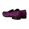 Mocassini jacquard viola vestono scarpe formali - EU39/US6