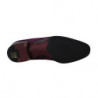Mocassini jacquard viola vestono scarpe formali - EU39/US6