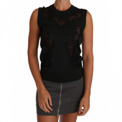 Top tagliato in cashmere di...