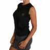Top tagliato in cashmere di seta grigia Cami - IT40-S