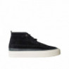 Sneakers alte in pelle scamosciata nera - EU40/US7